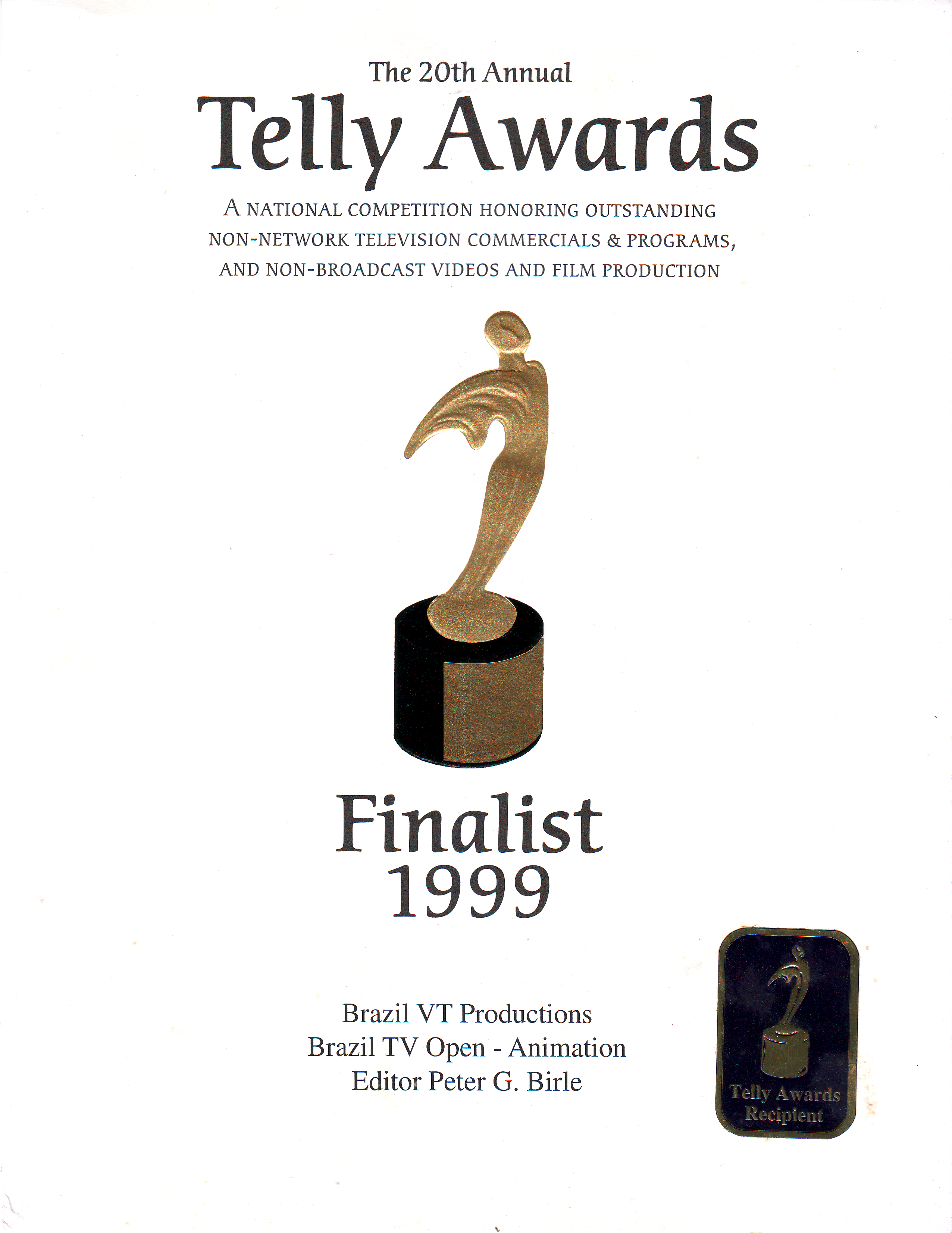 Prmio Telly Awards-1999