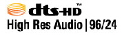 DTS-HD 5.1 a 24 bit e 96 KHz